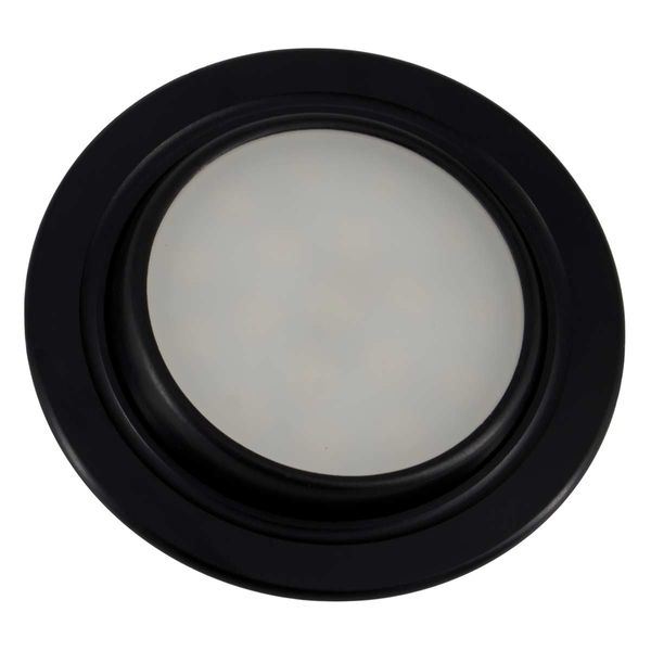 Dimatec Recessed 1.5W Swivel 18 LED Spot (Black / 68mm Dia)