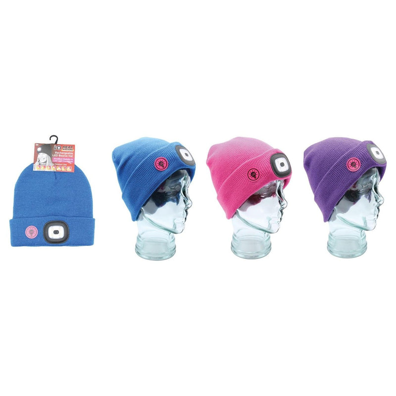 Ladies LED light Hat (assorted colours) 3360 UK Camping And Leisure - UK Camping And Leisure