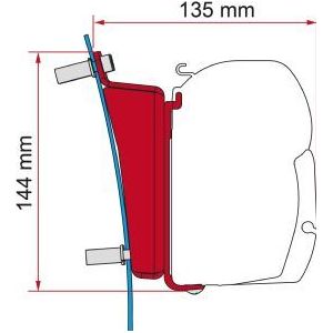 Fiamma Kit Ford Transit H3 Right Hand Drive 2024 98655Z177 Fiamma - UK Camping And Leisure