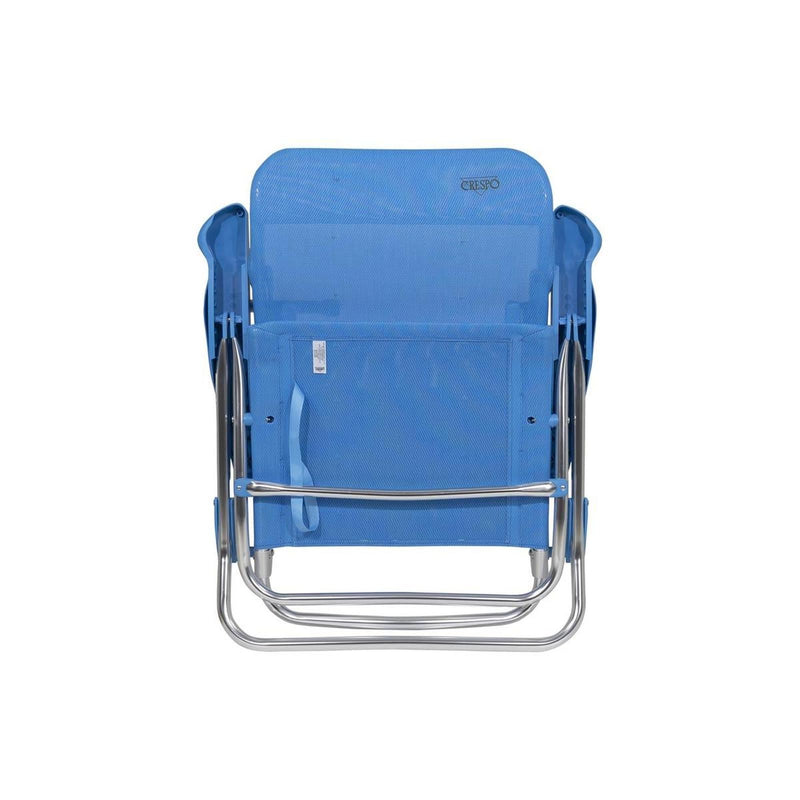 Crespo Beach Chair AL/223 Blue Crespo - UK Camping And Leisure