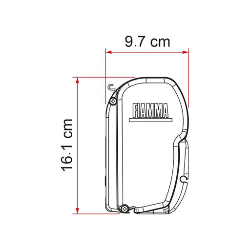 Fiamma F45 Eagle 400 Awning, Polar White Royal Grey Fiamma - UK Camping And Leisure