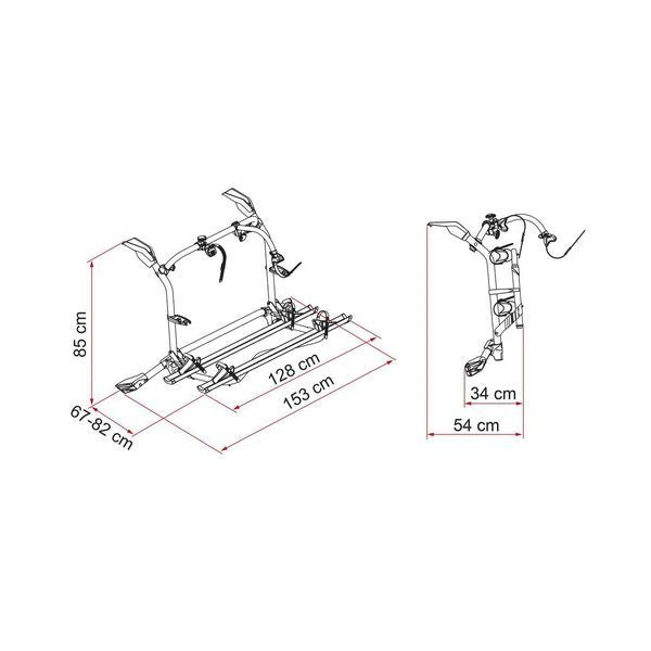 Fiamma Carry-Bike VW T6 Pro Deep Black (02096M08A)