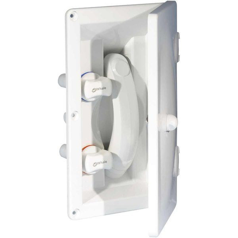 Whale Swim & Rinse Exterior Shower with Lockable Cover (RT2662)