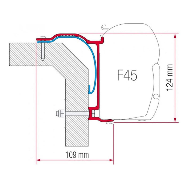 Fiamma Kit for Laika X 2008 (98655-761) Fiamma - UK Camping And Leisure