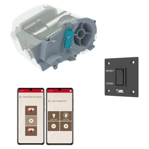 Fiamma Motor Kit Advanced F80S in Titanium for Smooth and Quiet Functioning Fiamma - UK Camping And Leisure