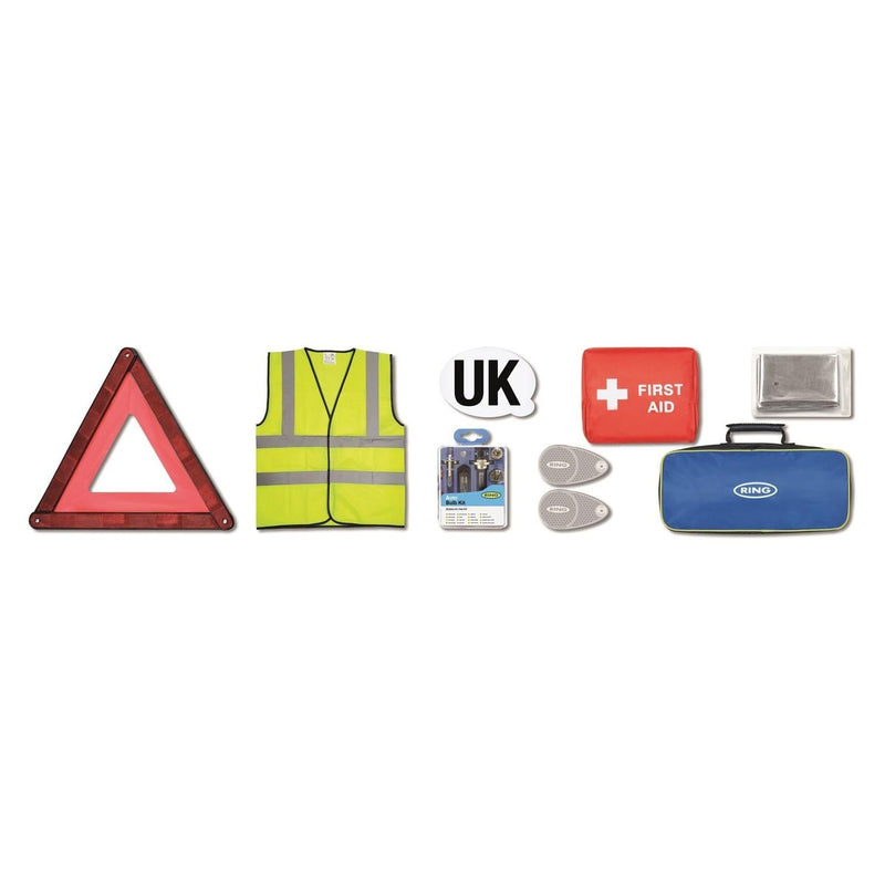Ring European Essentials Travel Kit RK002 - Essential Travel Accessories Ring Automotive - UK Camping And Leisure