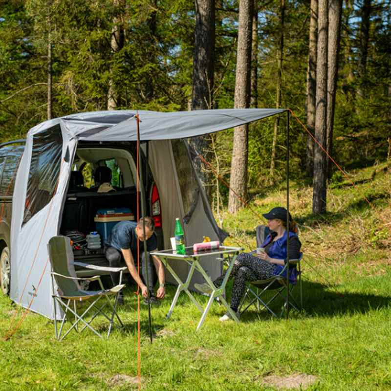 Poled Driveaway Awning