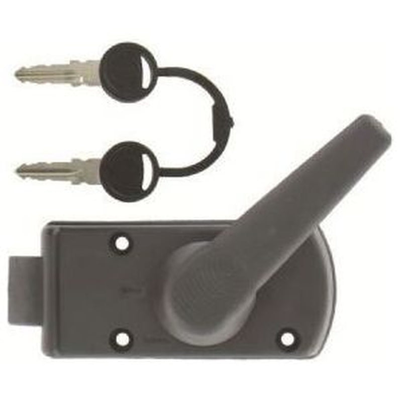 Zadi Door Lock Black R/H 800191B Zadi - UK Camping And Leisure