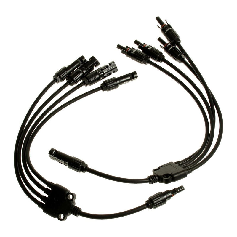 MC4 M/F Branch Connector 4 1 Dual Pack MC4 - UK Camping And Leisure