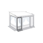 Fiamma Front Panel 130 For CaravanStore ZIP XL Ideal Front Panel for CaravanS Fiamma - UK Camping And Leisure
