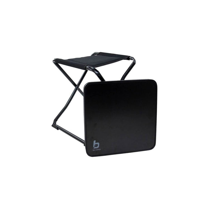 Bo-Camp Stool & Top Foldable Black Bo-Camp - UK Camping And Leisure