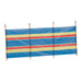 4 Pole Multicoloured Polythene Windbreak 1440 Quest - UK Camping And Leisure