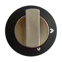 Thetford Hob Grill Knob Black & Satin for Enigma Cookers (SSPA0902 SA)