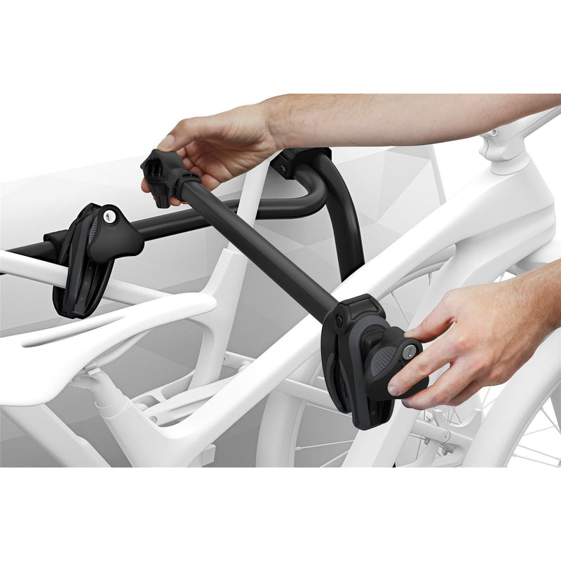 Thule WanderWay two-bike hanging trunk bike rack black Thule - UK Camping And Leisure