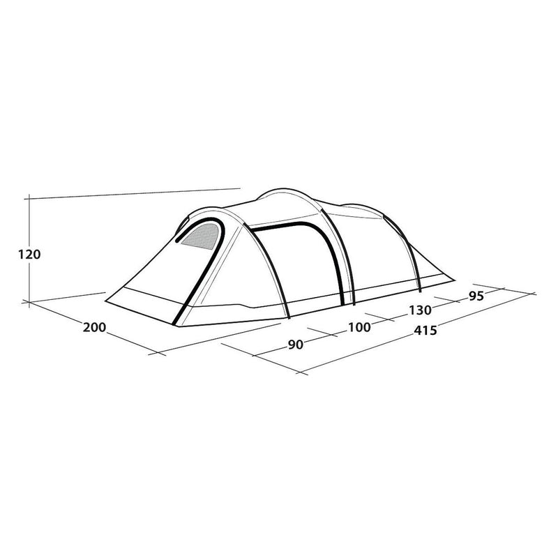 Outwell Earth 3 Plus Tunnel 3 Berth Tent Outwell - UK Camping And Leisure