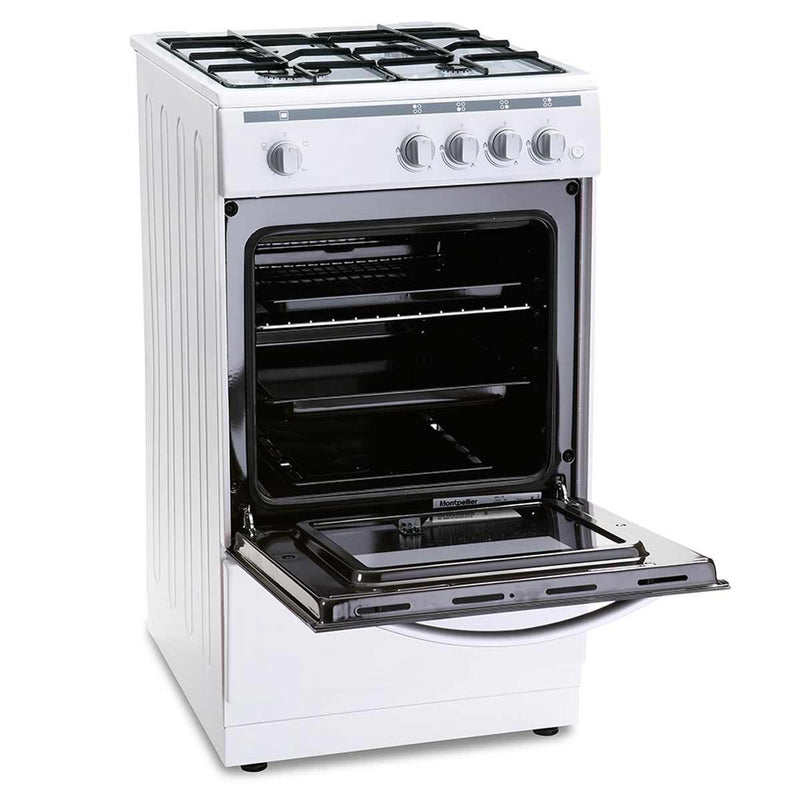 Montpellier MSG50W Single Cavity Gas Cooker 50cm Nova - UK Camping And Leisure