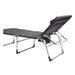 Crespo Lounger AL/363 Deluxe Dark Grey Crespo - UK Camping And Leisure