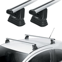 Summit SUP-A001 Premium Aluminium Multi-Fit Roof Bars, Lockable, Set of 2