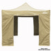 Dellonda Side Walls/Doors/Windows for Gazebo/Marquee Fits 2 x 2m Models - Beige Dellonda - UK Camping And Leisure