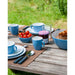 Bo-Camp Mug Two Tone Melamine 4 Pieces Blue Bo-Camp - UK Camping And Leisure
