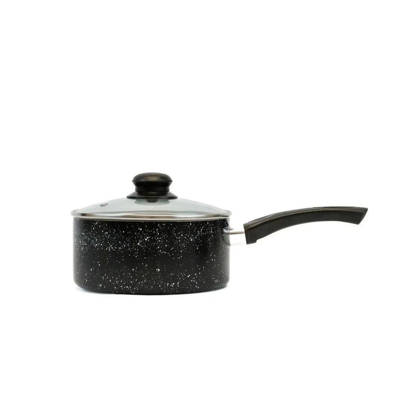 Leisurewize 3 Piece Induction Pan Set Black Marble Caravan Motorhome LW701 - Image 3 of 6 | UK Camping and Leisure