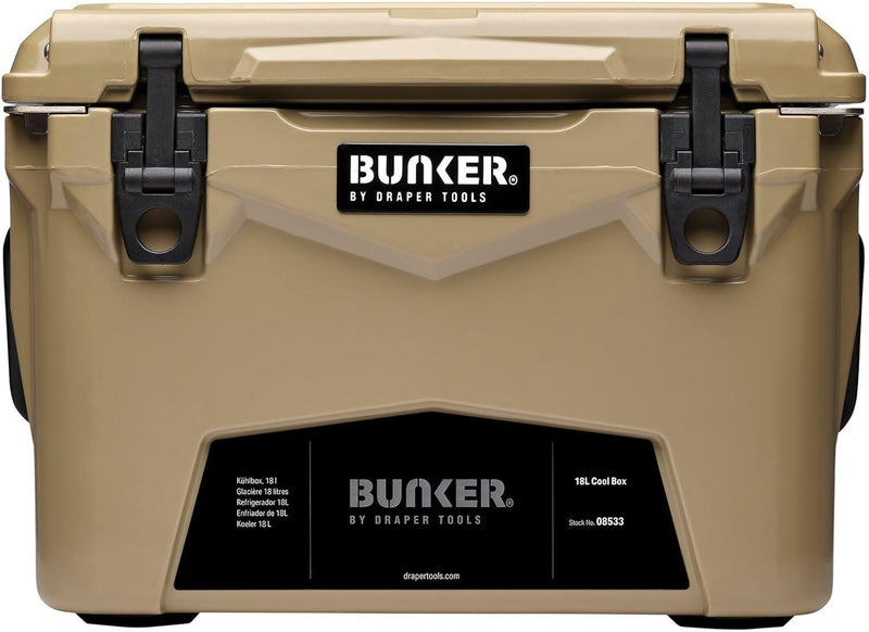 Draper Bunker Cool Box 18L Cooler Heavy Duty Draper - UK Camping And Leisure