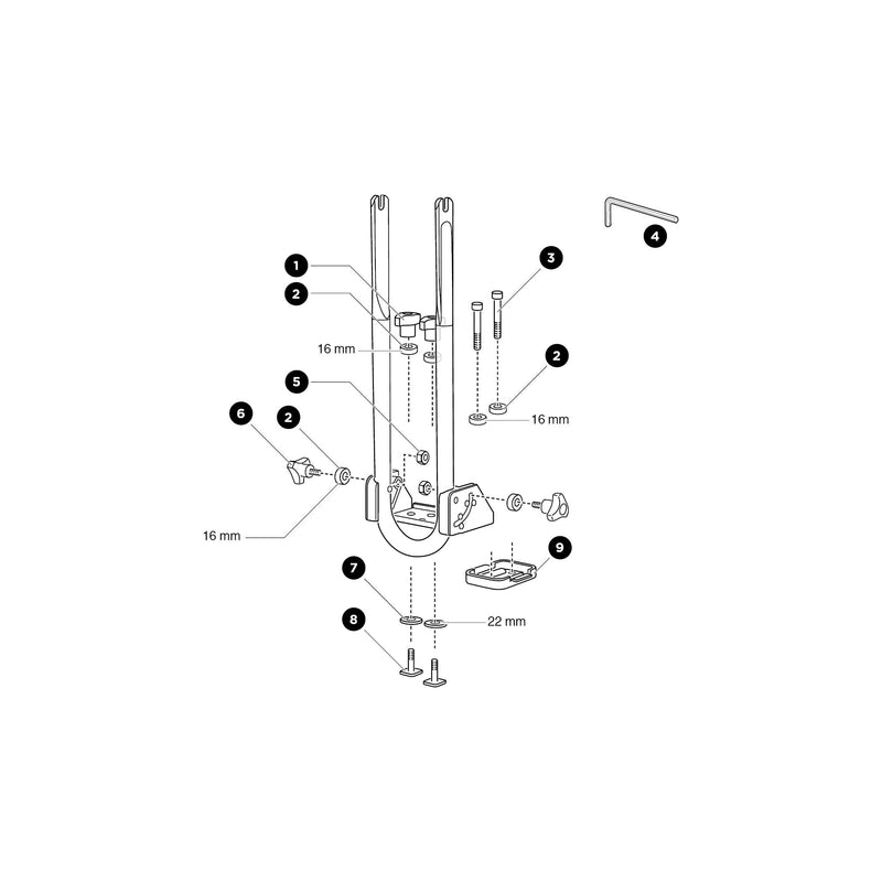 Thule Screw M6x26 Spare Part 0.015kg