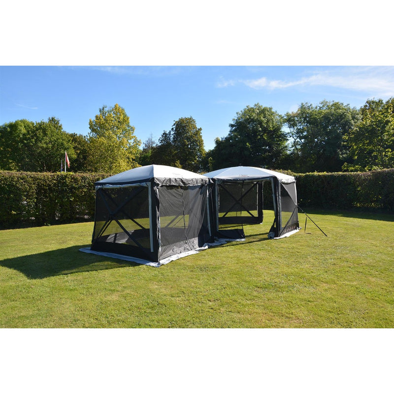 Quest Screen House 4 Pro pop up Gazebo (Grey) Quest Leisure - UK Camping And Leisure