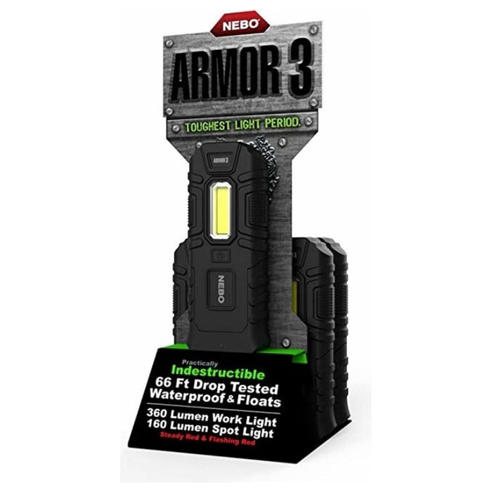 NEBO Armor 3 Torch (order in multiples of 16) NE6526 NEBO - UK Camping And Leisure