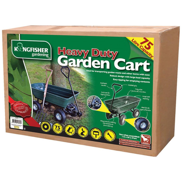 Make gardening easier with AG 4 Wheel Tipping Action Cart AG - UK Camping And Leisure