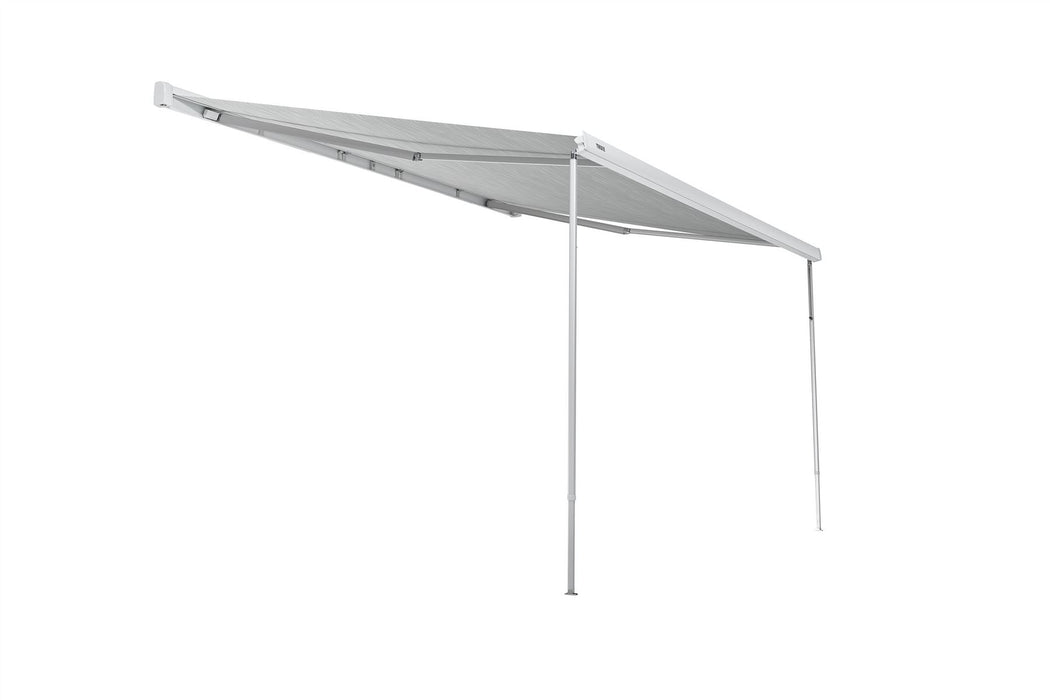 Thule 4200 4.50x2.00m Wall Awning White with Fabric Finish Mystic Grey