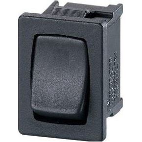 W4 250V Single Pole Rocker Switch Centre Off Blk 13X19Mm 37206 W4 - UK Camping And Leisure