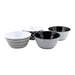 Bo-Camp Tableware Mix & Match Melamine 16 Pieces Black/White Bo-Camp - UK Camping And Leisure