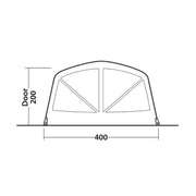 Outwell Alabama 6 Air TC 6 Berth Five Room Tunnel Tent - View 14