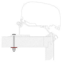 Fiamma F80/F65 Adapter Kit Lmc For Caravan Roof 98655Z100