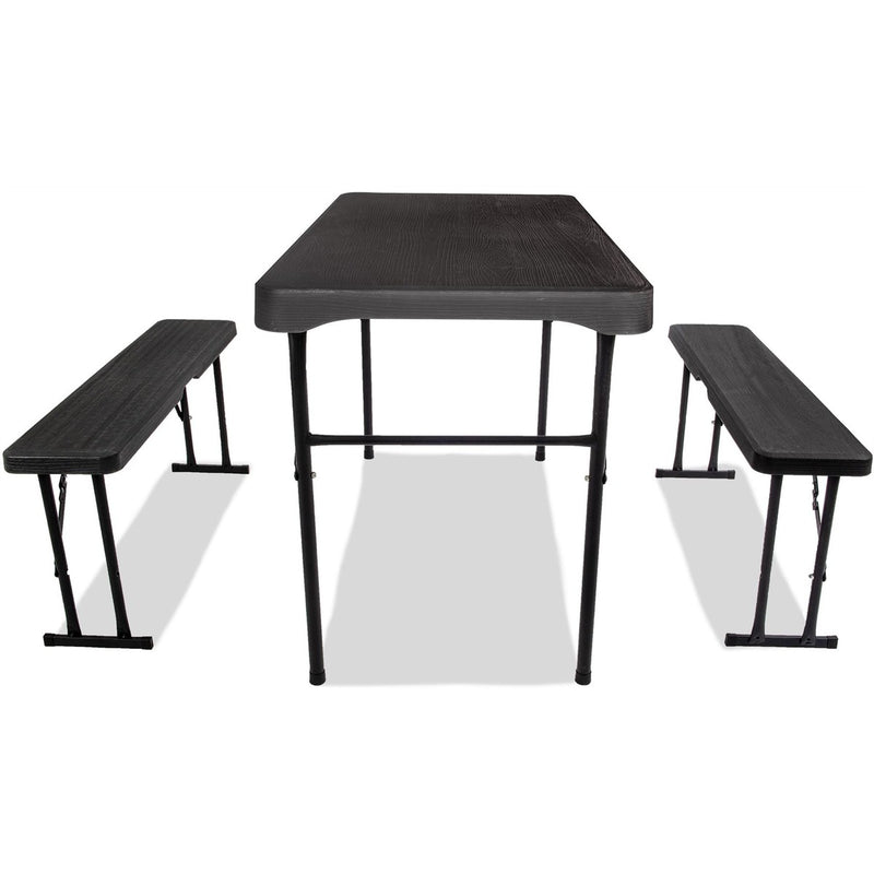 Quest Jet Stream Grassmoor Camping Table and Bench Set Quest - UK Camping And Leisure