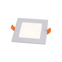 Square Recessed Lamp 170 X 170 - White Metal Body - 4000K