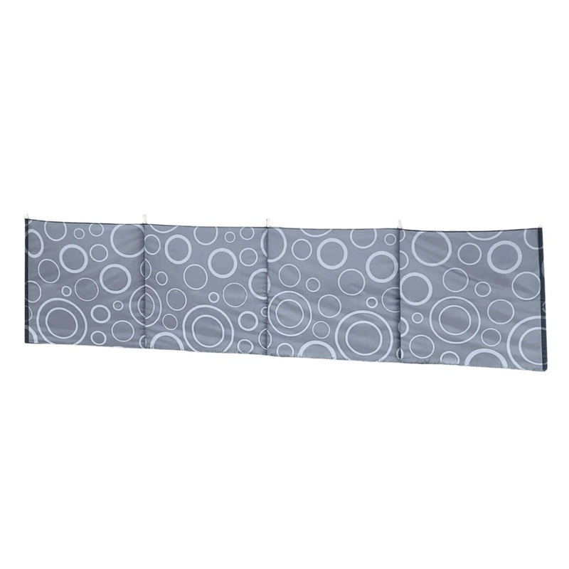 Olpro Dark Moon Folding Wooden Windbreak 5 Pole 480cm
