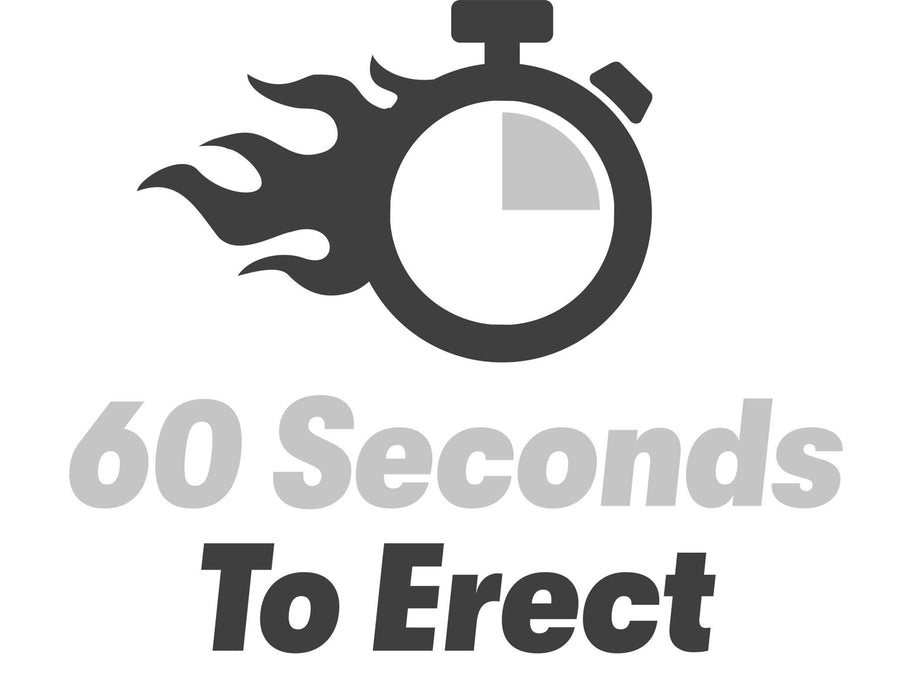 Quest Screen Shield Quad Vision Pop Up Windbreak (3 panel) With Windows Quest Leisure - UK Camping And Leisure