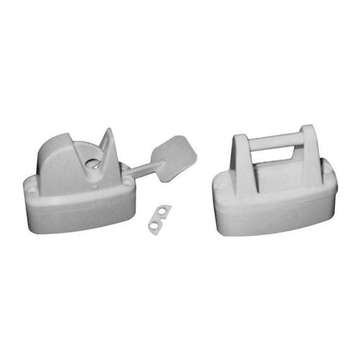 AG Lever Release Door Retainer White for Caravan/Motorhomes AG - UK Camping And Leisure