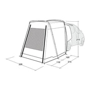 Outwell Dune SUV Driveaway SUV Car Tailgate Awning 155-185cm - View 12