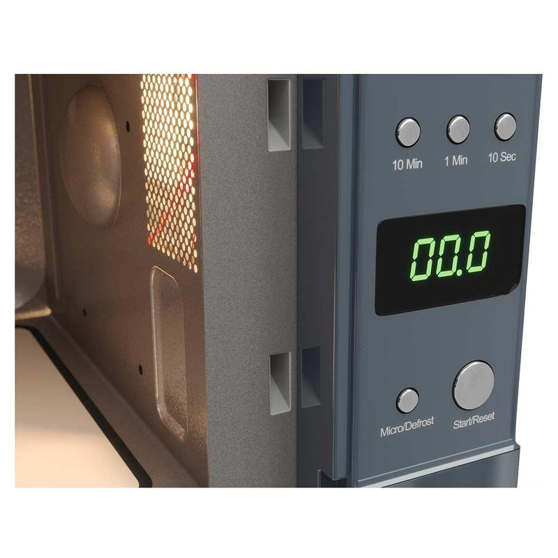 20L Flatbed Microwave in Grey Nova - UK Camping And Leisure