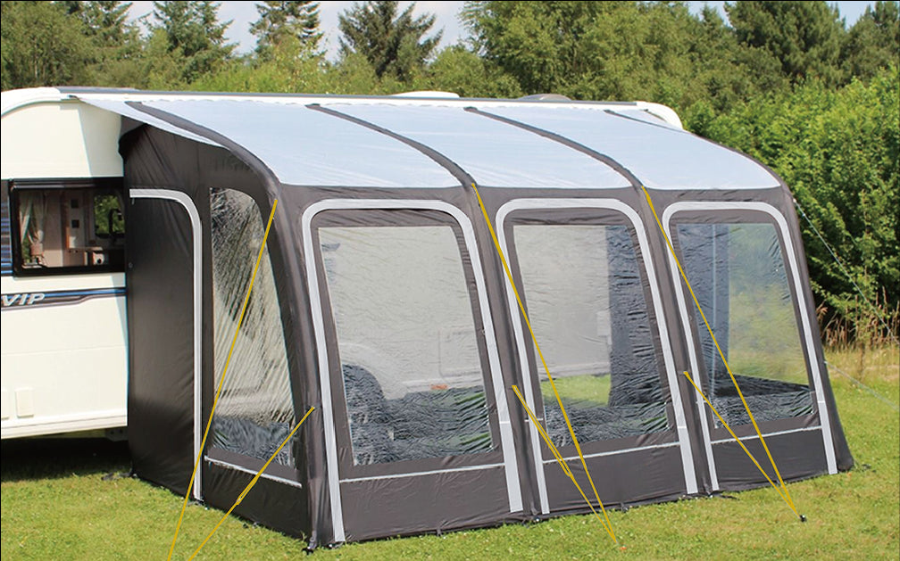 Camptech Atlas 400 Caravan Porch Awning