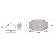 Kampa Mossborn 03 Aegean 3 Person Poled Tent - View 8