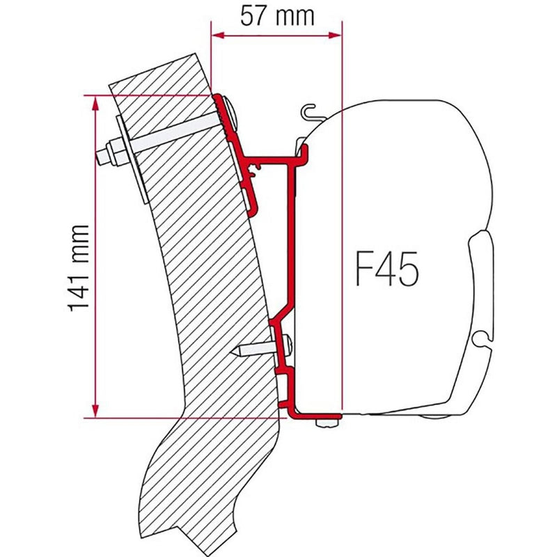 Fiamma Adapter Wingamm Oasi 230 (98655-929) Fiamma - UK Camping And Leisure