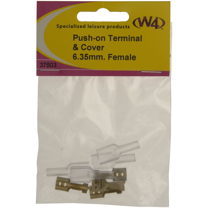 W4 Female Terminal / Cover 1/4" 37503 W4 - UK Camping And Leisure