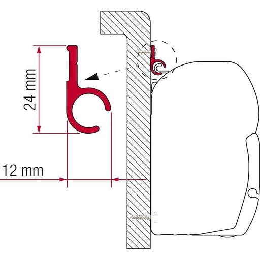 Fiamma F45 Adaptor Kit High Roof 98655-317 Fiamma - UK Camping And Leisure