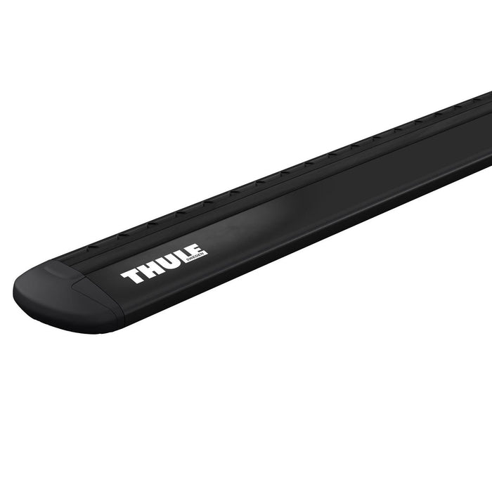 Thule WingBar Evo Roof Bars Black fits Subaru WRX 2022- Sedan 4-dr with Fixed Points Thule - UK Camping And Leisure