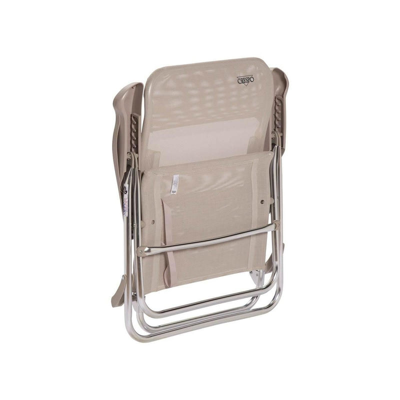 Crespo Beach Chair AL/205 Beige Crespo - UK Camping And Leisure