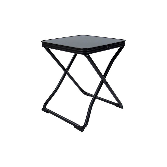Bo-Camp Stool & Top Foldable Black Bo-Camp - UK Camping And Leisure